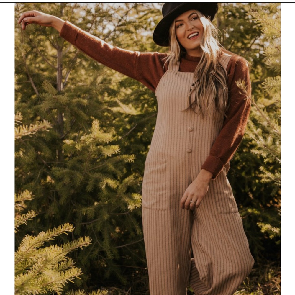 ROOLEE || Pin-Stripe Jumpsuit
